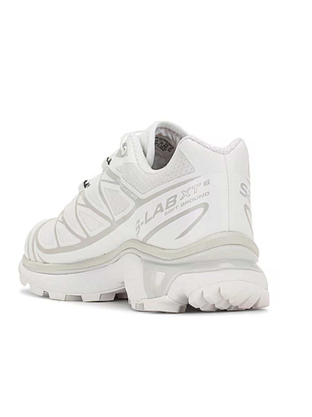 Salomon XT-6 Sneakers White Lunar Rock Trail Running Shoes Revolve women’s 7 - Picture 3 of 13